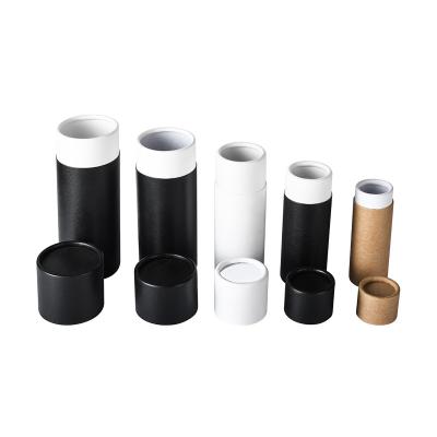 China Chinese Materials Supplier Black Paper Tube Recycled Food Grade Packaging Paper Tube Paper Cardboard Cylinder Cosmetic Packaging for sale