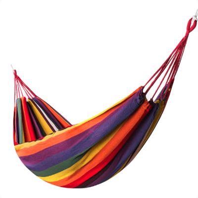 China Camper Hiking Wholesale Custom Travel Beach Travel Hiking Outdoor Camping Hammock Lightweight 1-2 People Portable Nylon Hammock for sale