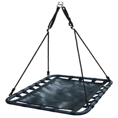 China Outdoor Kindergarten Folding Folding Oxford Cloth Rectangle Tree Saucer Swing For Kids for sale