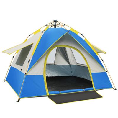 China Extended type camping tent wholesale outdoor custom automatic tent OEM 2 layers waterproof family for sale