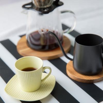 China Business Gifts Occasion Sustainable Porcelain Coffee Mug 90CC Espresso Ceramic Shot Cup for sale