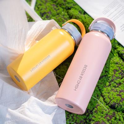 China 304 Stainless Steel Metal Type Custom Logo 1000ml Vacuum Bottle For Outdoor Travel Cup for sale