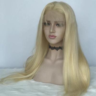 China Blonde Bob Wig 613 Lace Wig Human Hair Lace Wig , 613 Straight Lace Front Wig 100%human Hair for sale