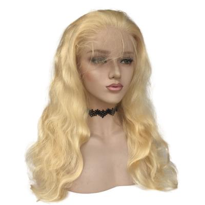 China Brazilian Body Wave Lace Front Wig #613 Body Wave Hair 150density Pre Plucked Baby Hair Fast Shipping Current Big Wholesale Price for sale