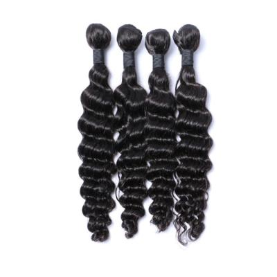 China Deep Wave Hair Weave Bundles,Natural Color Brazilian Deep Wave Weft,Wholesale Price With Fast Shipping for sale