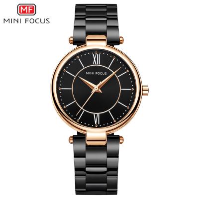 China MINI FOCUS MF0189L Lady's Fashion Casual Water Resistant Japan Quartz Movement Style Simple Stainless Steel Band Watch for sale