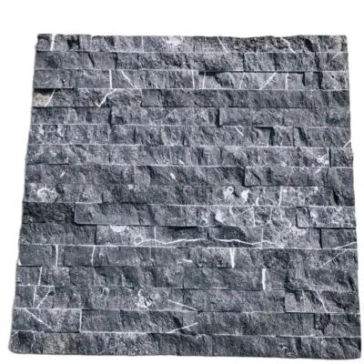 China Rustic Natural Stone Slate Culture Black Stone Cladding For Exterior Wall Cladding for sale