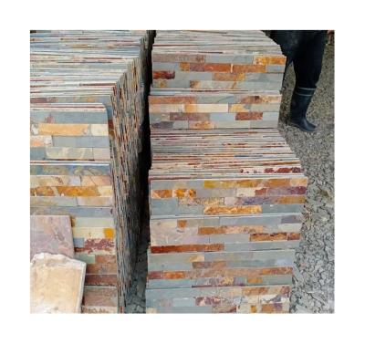 China High Quality Rustic Decorative Outdoor Culture Slate Panel Tile Stone Wall Cladding For Exterior for sale