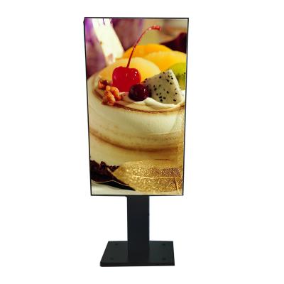 China Frameless Full Color Window TV Screen Indoor Digital Display LED Information Store Advertising for sale