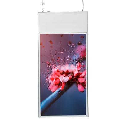 China Wholesale indoor ultrabright display 55 65 75 inch smart screen wall advertising young man indoor digital screen for sale