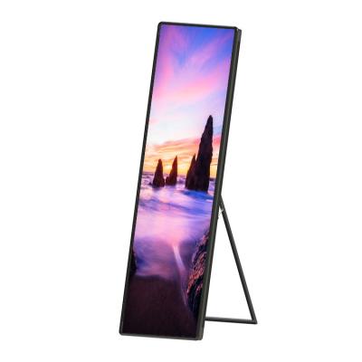 China China factory cheap outdoor standing static aluminum frame store outside led lightbox signage poster advertising player for sale