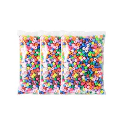 China Early Education 1000pcs Pony Beads, Multicolor Bracelet Beads, Beads for Hair Braids Beads for Kids Craft for sale