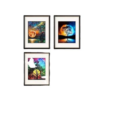 China New 4 Packs Classic/Postmodern Diamond Painting Kits For Adults Moon Tree Diamond Paint Drill 5D Diamond Art Painting Kits DIY The Full for sale