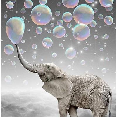 China New Classic/Postmodern Diamond Painting Kits, Diamond Painting Elephant for Adults, Diamond Art Elephant for sale