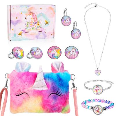 China Decoration Goods Using Unicorn Jewelry Sets Of Low Price Children for sale