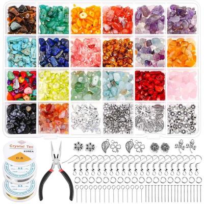 China 1584PCS Acrylic Crystal Chips and Gemstone Beads for Jewelry Making, Colors Gemstone Chips Jewelry Bracelet Beads for Jewelry Making for sale