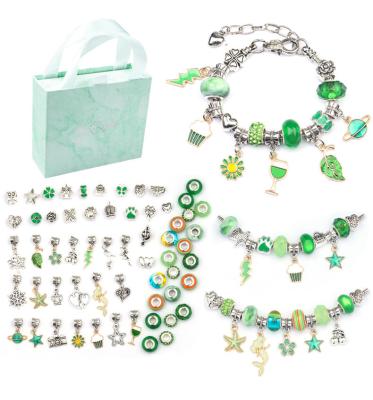 China Decoration Charm Beads Bracelet Jewelry Making Kit Jewelry Charm Bracelets Making Kit for Girls for sale