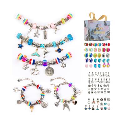 China Decoration Charm Bracelet Making Kit, DIY Charm Kit For Adults Kids Women, Bracelet Making Beads Craft Gift Necklace Making for sale