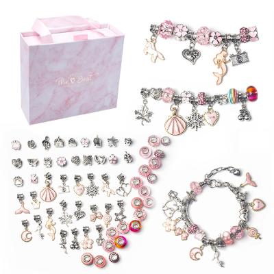 China Decoration Charm Bracelets Making Kit for Girls, Jewelry Kit Jewelry Charm Bracelets Charm Bead Bracelet Kit with Beads for sale