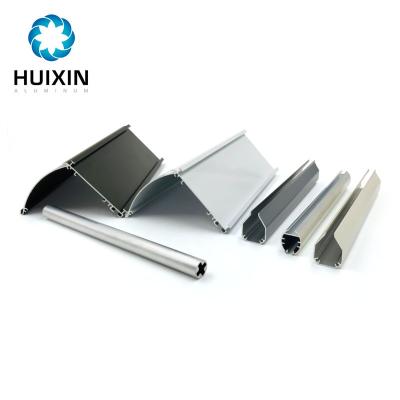 China Minimalist Zebra Curtain Track Profile Aluminum Window Shade Components for sale