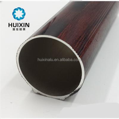 China Minimalist Aluminum Pipe Curtain Rail Curtain Track 6063 Aluminum Extruded T5 Profile for sale