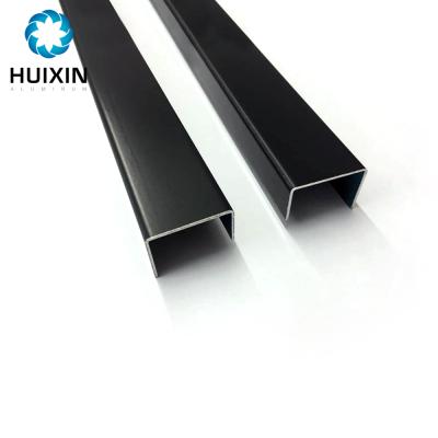 China Aluminum Barrier Square Tube Profile Viable Powder Coated Decoration for sale