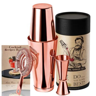 China Eco-friendly LATROU - gougzhou cocktail shaker rose strainer stainless steel cocktail shaker suppliers for bar for sale