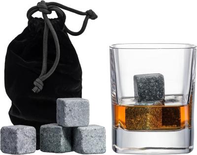 China Viable Portable Whiskey Cubi Metal Ghiaccio Granite Stones Of Juego De Hielo Metal Ice Cubes Gift Set for sale