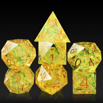 China Wholesale DND Edge Dies Set Handmade 7 Piece DND Dies for DND Dungeons and Dragon Game for sale