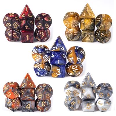 China DND Games Hot Sale DND Die Cut Sets, 5*7PCS Double Color Acrylic Dies With Free Pocket D&D RPG MTG Table Games for sale