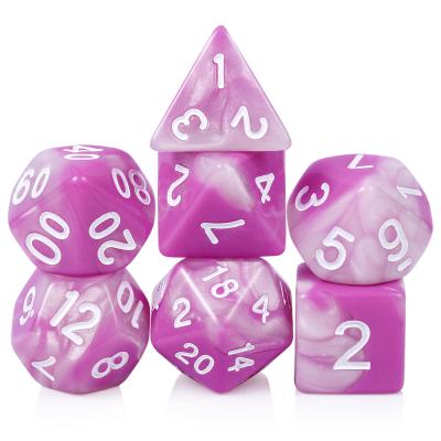 China DND Games Wholesale Tabletop Game Acrylic Custom Polyhedral Dice Dice d4 d6 d8 d10 d12 d20 d% DND Set for Dice RPG for sale