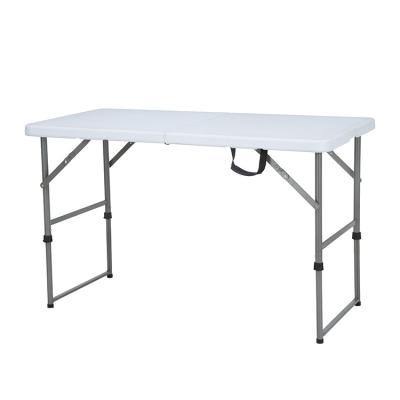 China Modern Foldable 4ft Table Plastic Folding Work Table for sale