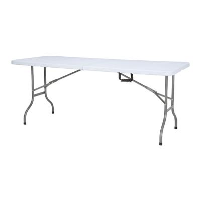 China Modern plastic 6ft mechanism for folding table for sale