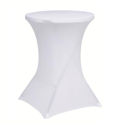 China Disposable Damask Cloth Cocktail Table Cover Spandex Oilproof Hotel Plain For Wedding Or Banquet Round Party Outdoor Waterproof for sale