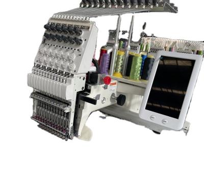 China A head 12 needle computer programmable embroidery machine 600*400mm range carry on good quality cap making machine and so on for sale