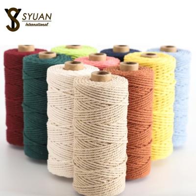 China China Macrame Cotton Rope For Diy Macrame Rope 3mm Rope for sale