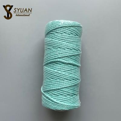 China From Factory Directly Wholesale 3mm Viable Cotton Rope Macrame for sale