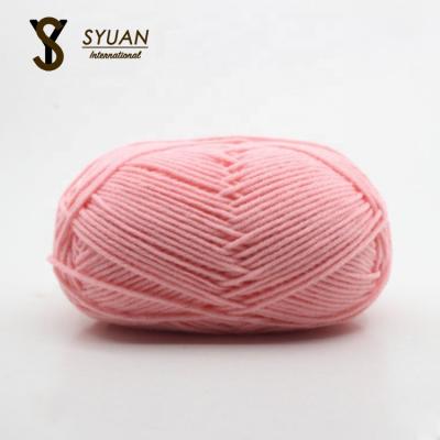 China 4 Ply Ball Yarn Crochet Super Soft Soft Hand Knitting Cotton Yarns With Wholesale Cheap Price, Baby Milk Cotton Yarn 12s/4 for sale