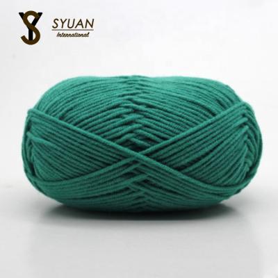 China 2020 Viable Fashion 4 Strands Yarn Cotton Crochet Yarn Thread 36 Colors Cotton Soft Yarn Sewing Diy Dolls Hand Knitting Yarn for sale