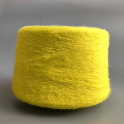 China Anti-pilling high quality 1/13nm mohair woolen yarn with spandex for sale