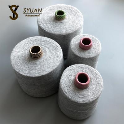 China Recycled Polyester 1/14NM Recycled Polyester Yarn /acrylic Blends Dyeing Yarn for sale