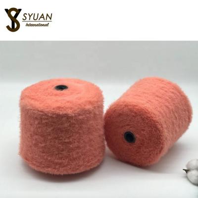 China High Quality Fun 1/13Nm Anti-pilling Fur Yarn Core Spun Hand Knitting Mink Yarn for sale