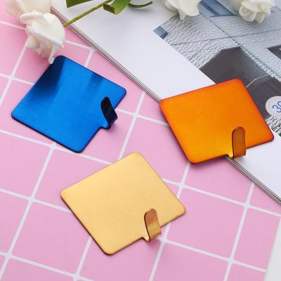 China Wall Mountable Hanger Self Adhesive Coat Hooks 18/0 Stainless Steel Sticky Hook For Kitchen Tool for sale