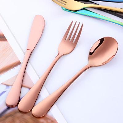 China Wholesale Sustainable Stainless Steel Cutlery Kids Flatware Kids Dinnerware Set for sale