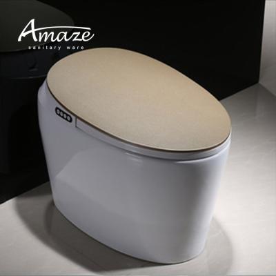 中国 Automatic Operation Stun Modern Japanese Intelligent Self Cleaning Ceramic Toilet Automatic Public Toilet 販売のため