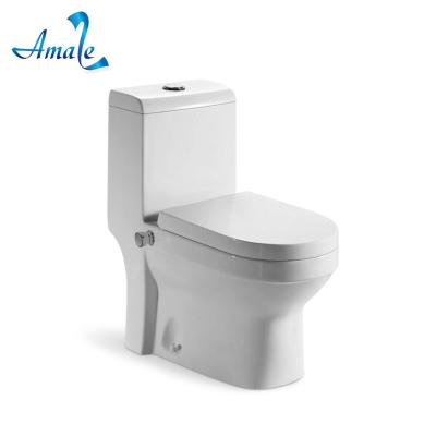 China Double-Flow Ceramic One Piece Toilet With Bidet Ware Turkish Sanitary Toilet Bowl for sale