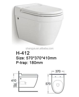 China Concealed Cistern Wall Hung Wall Mounted Toilet Porcelain Lavatories Wall Hung Toilet Cabinet zu verkaufen