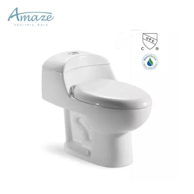 Китай Double-Flow Toilet Bowl Wholesale Siphonic One Piece Price America CUPC Standard WC продается