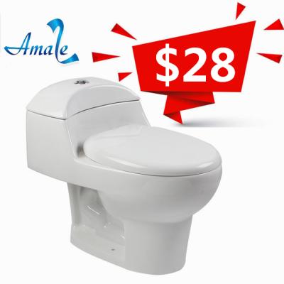 China Automatic operation inodoro red color ceramic one piece toilet bowl water closet for sale