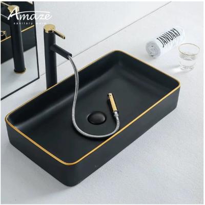 Chine Shampoo Sinks Ware Product Bathroom Art Basin Ceramic Hand Wash Sanitary Basin à vendre